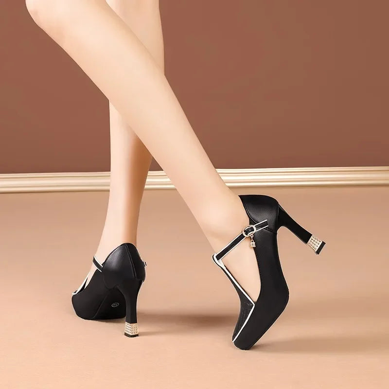 Croclyn Stiletto Heels