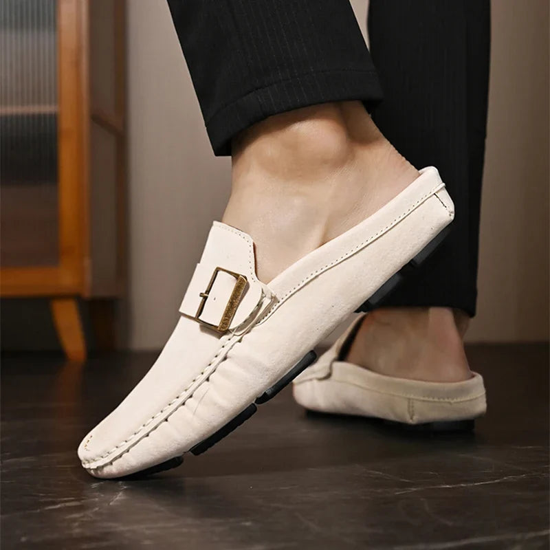 Zayden Suede Slip-On Mules