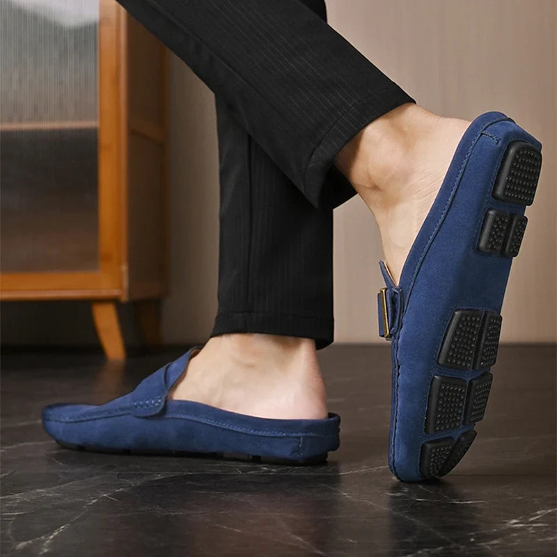 Zayden Suede Slip-On Mules