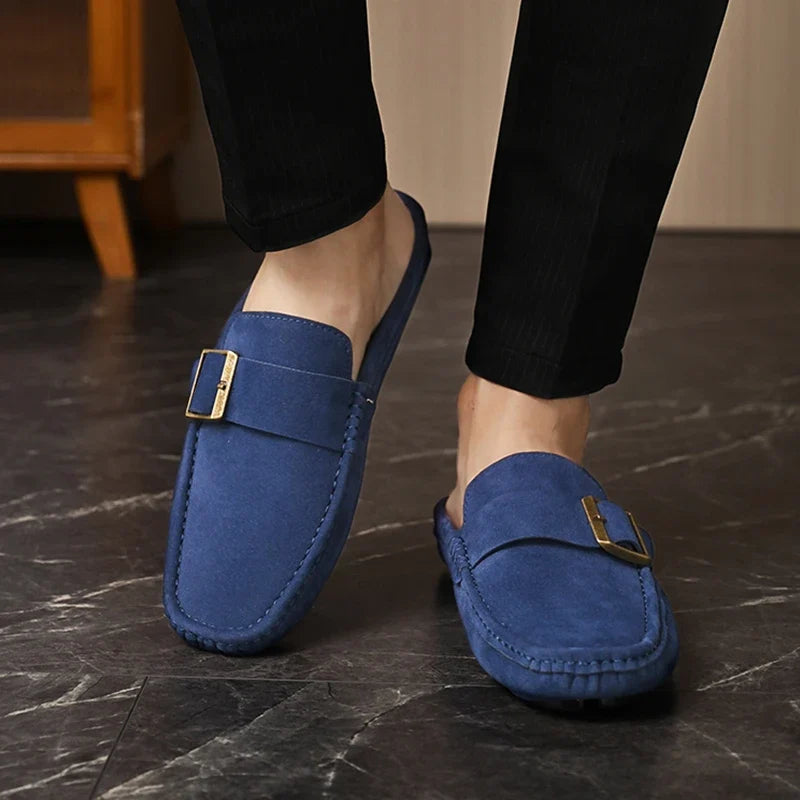 Zayden Suede Slip-On Mules