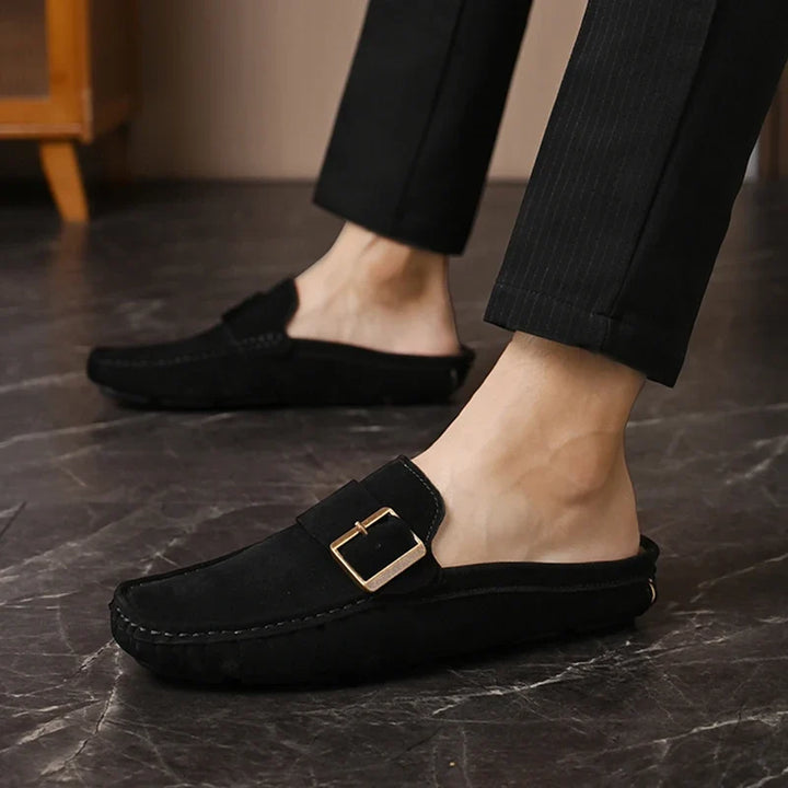 Zayden Suede Slip-On Mules