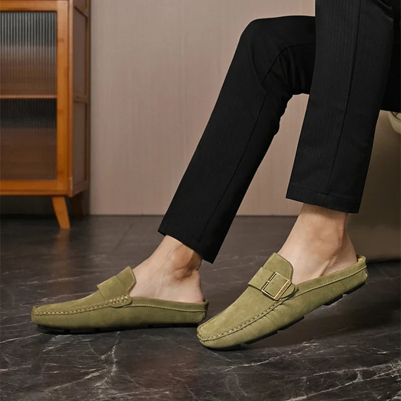 Zayden Suede Slip-On Mules