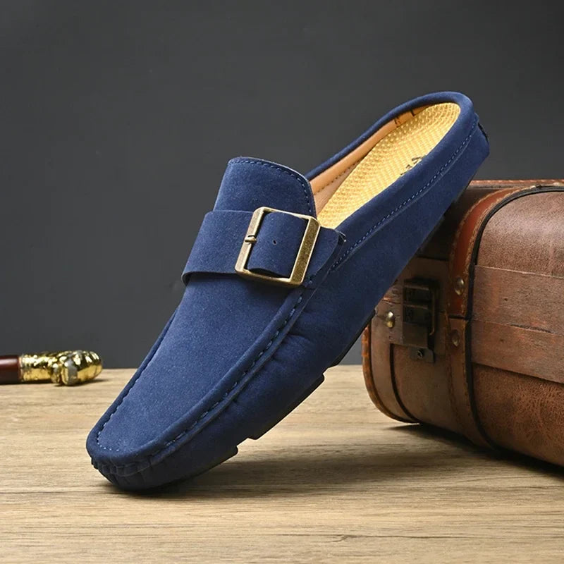 Zayden Suede Slip-On Mules