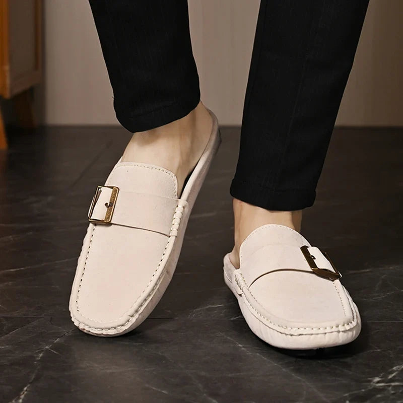 Zayden Suede Slip-On Mules