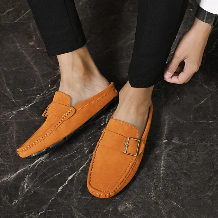Zayden Suede Slip-On Mules