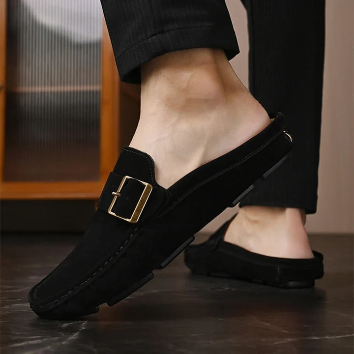 Zayden Suede Slip-On Mules