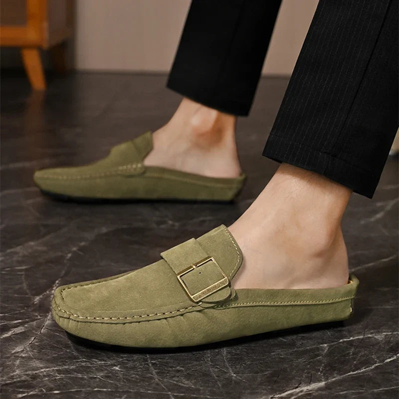 Zayden Suede Slip-On Mules