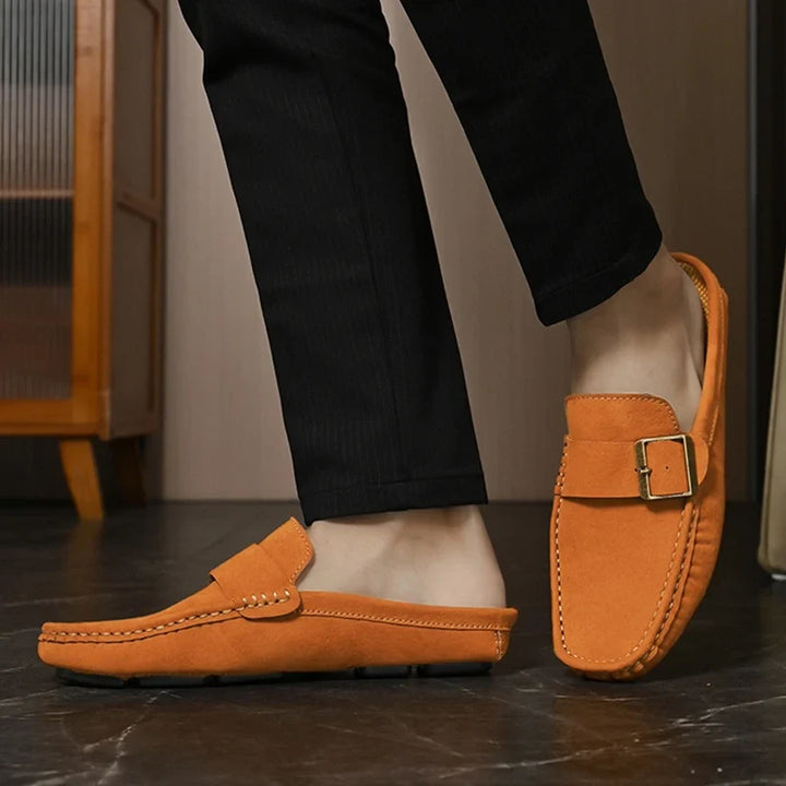 Zayden Suede Slip-On Mules