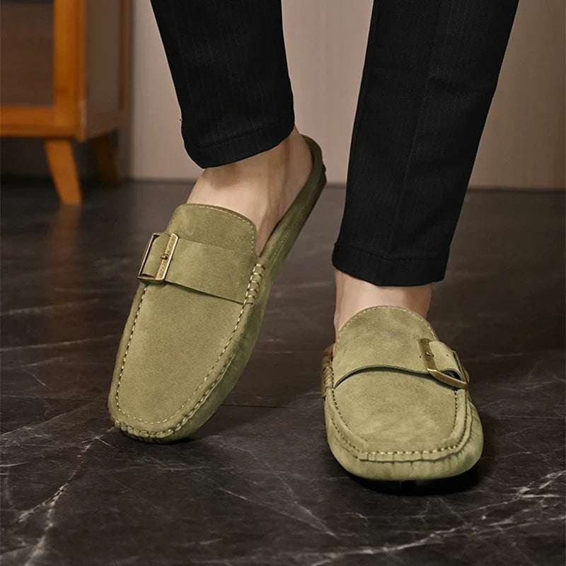 Zayden Suede Slip-On Mules