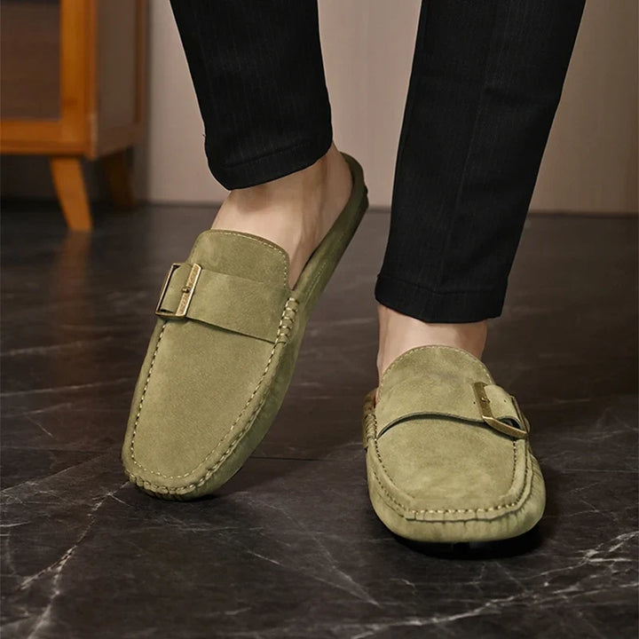 Zayden Suede Slip-On Mules