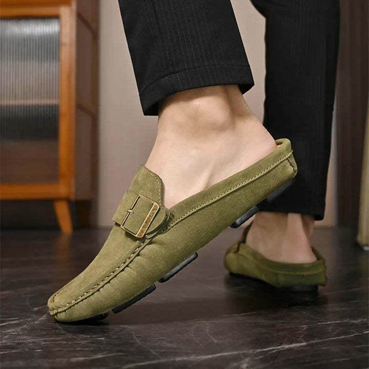 Zayden Suede Slip-On Mules