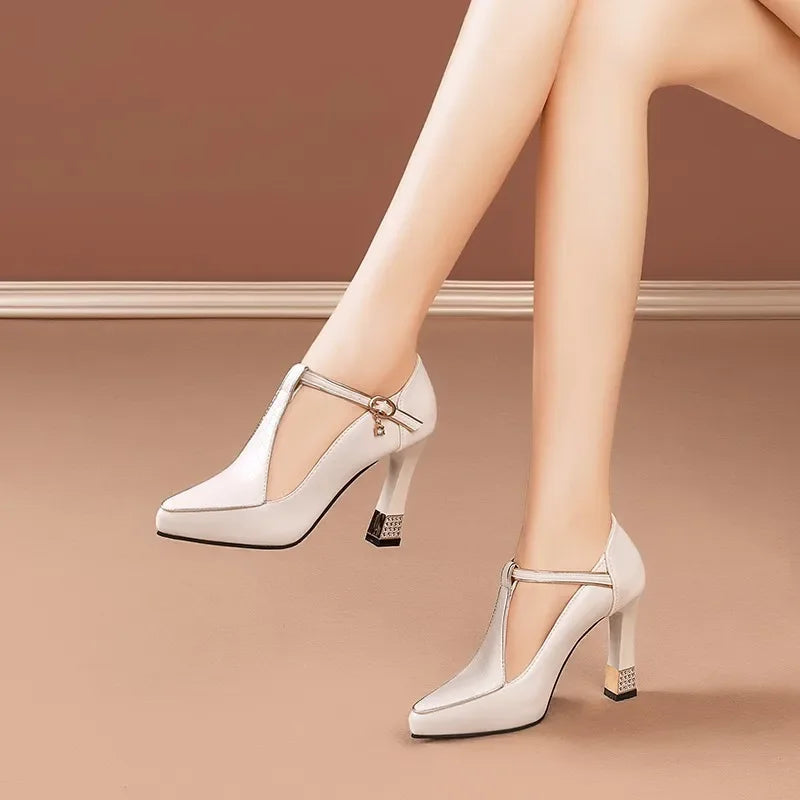 Croclyn Stiletto Heels