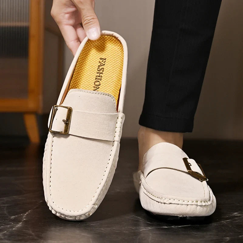 Zayden Suede Slip-On Mules