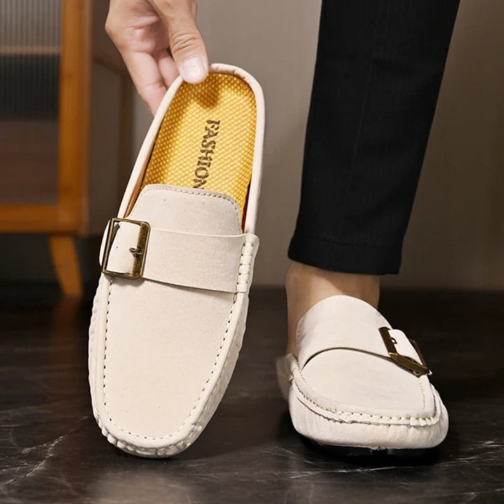 Zayden Suede Slip-On Mules