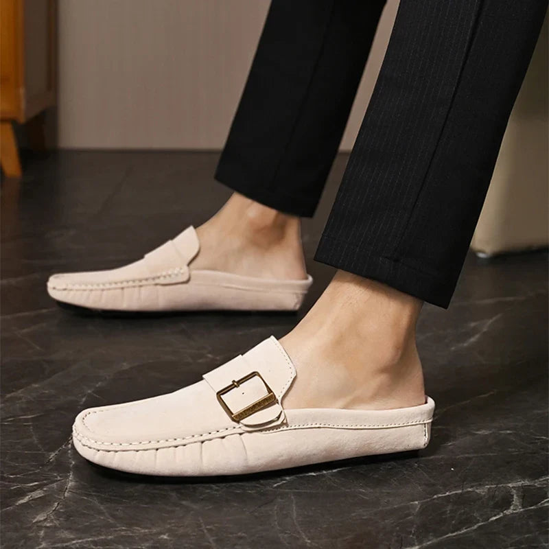 Zayden Suede Slip-On Mules