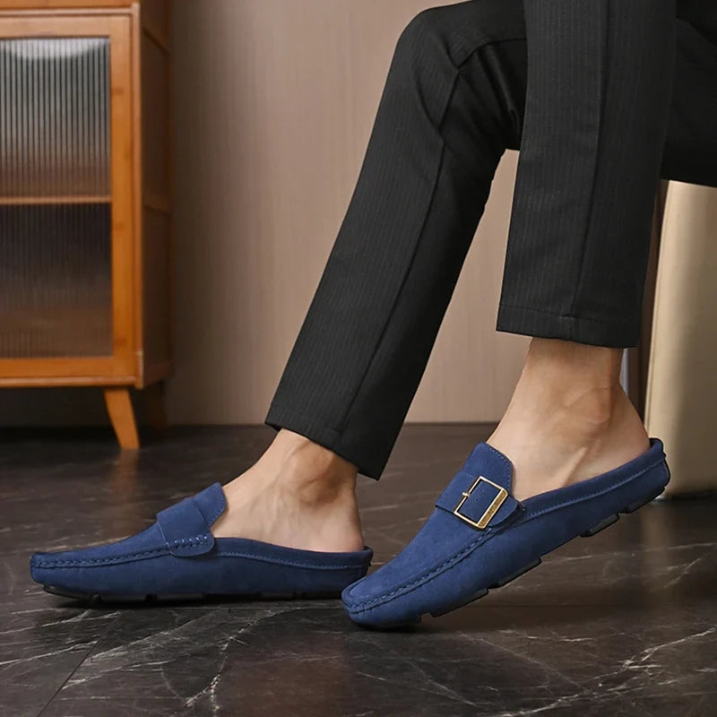 Zayden Suede Slip-On Mules