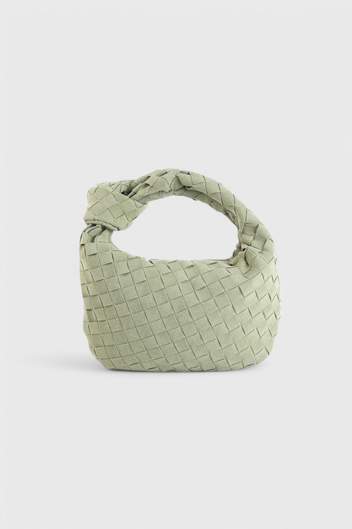 Τσάντα Mini Remi Woven με Λεπτομέρεια Κόμπου