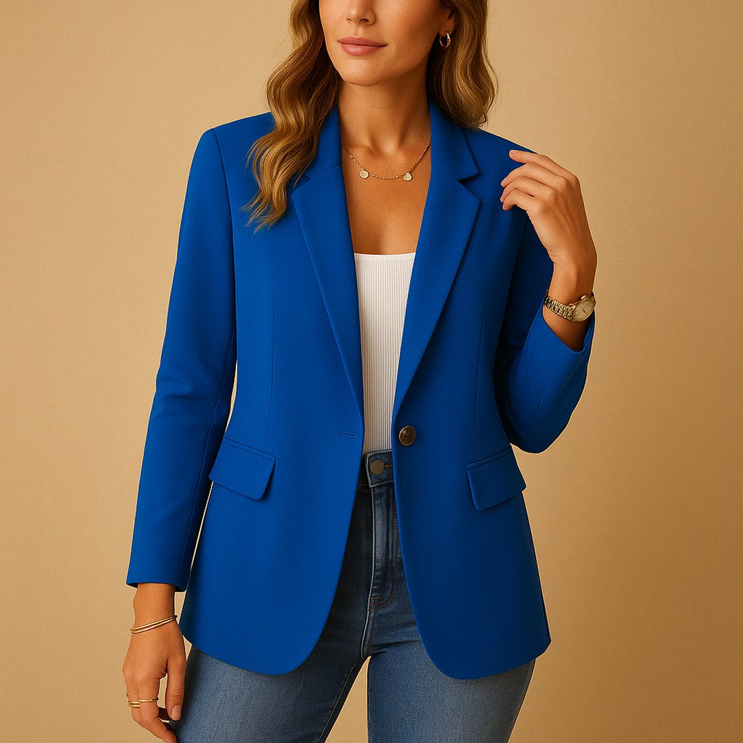 Ινδία | Ραμμένο Blazer με Ελαστική Υφή