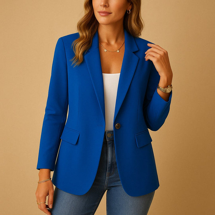 Ινδία | Ραμμένο Blazer με Ελαστική Υφή