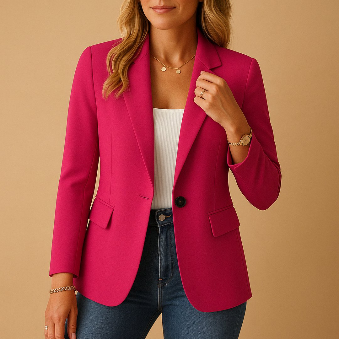 Ινδία | Ραμμένο Blazer με Ελαστική Υφή