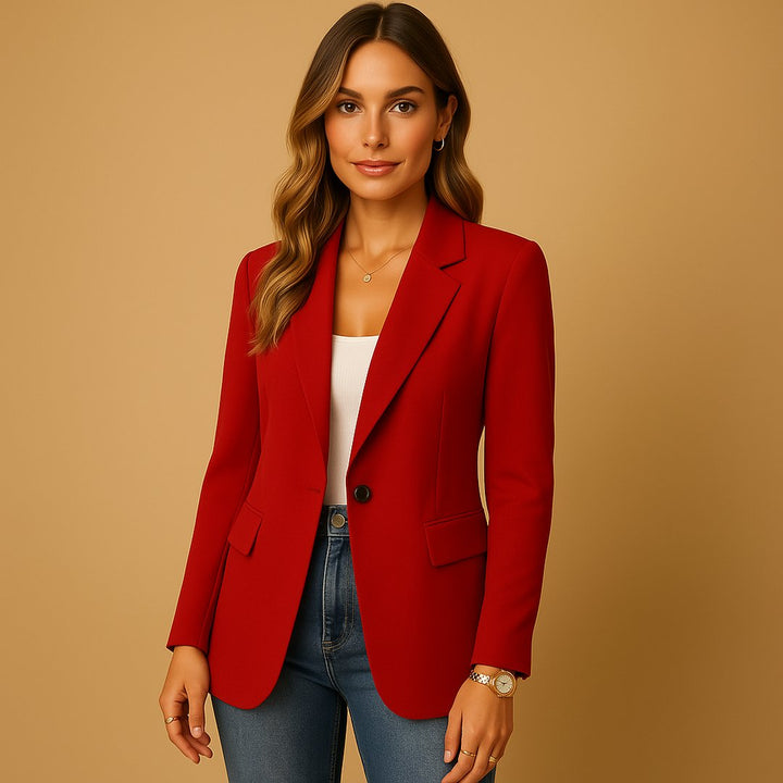 Ινδία | Ραμμένο Blazer με Ελαστική Υφή