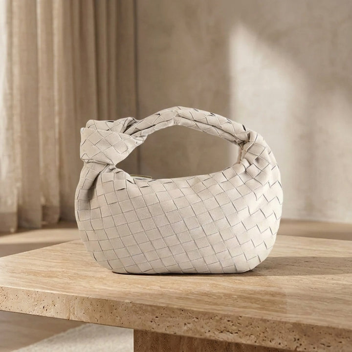 Τσάντα Mini Remi Woven με Λεπτομέρεια Κόμπου