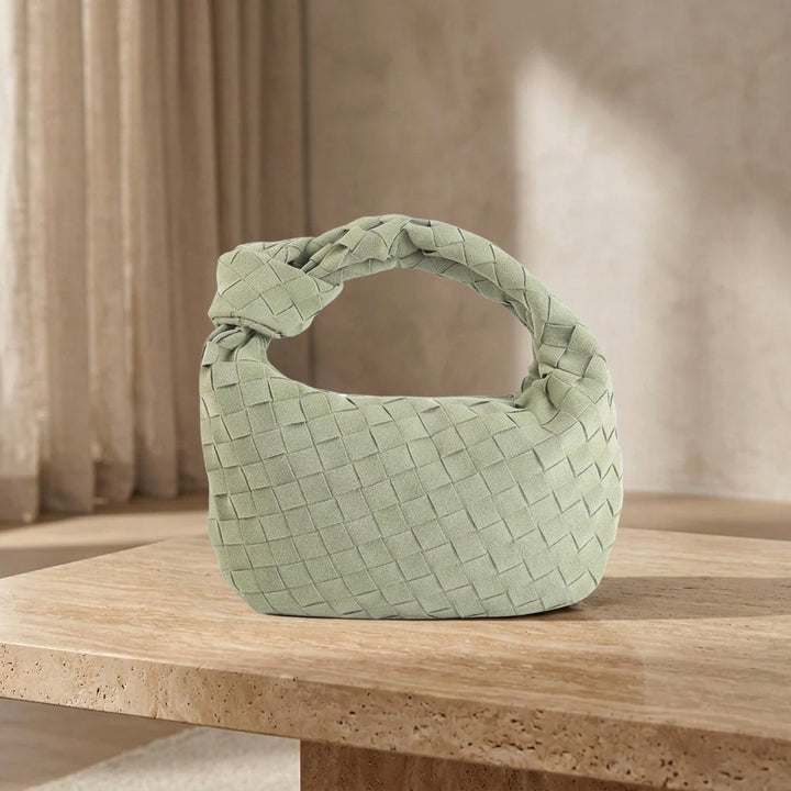 Τσάντα Mini Remi Woven με Λεπτομέρεια Κόμπου