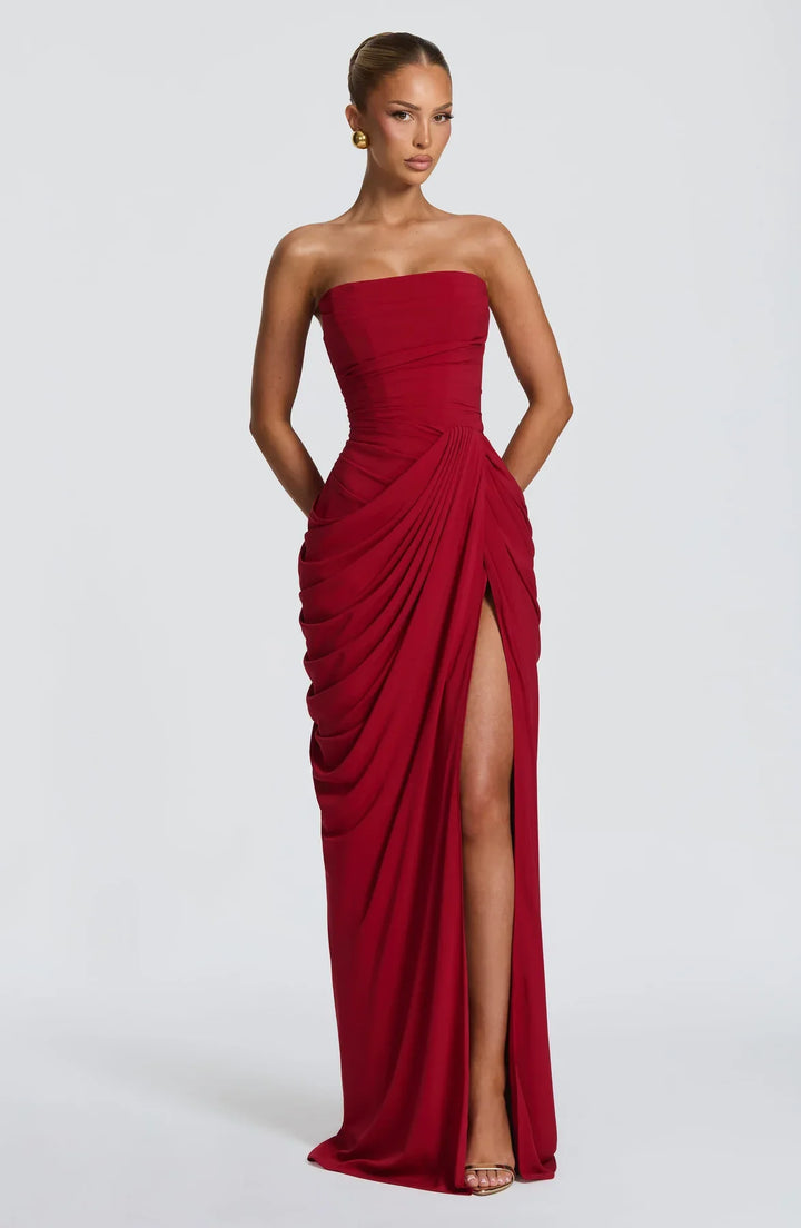 Μπόχνα | Maxi φόρεμα strapless