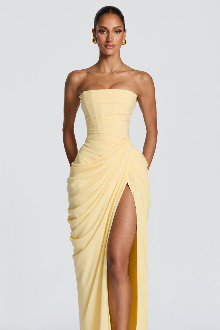 Μπόχνα | Maxi φόρεμα strapless