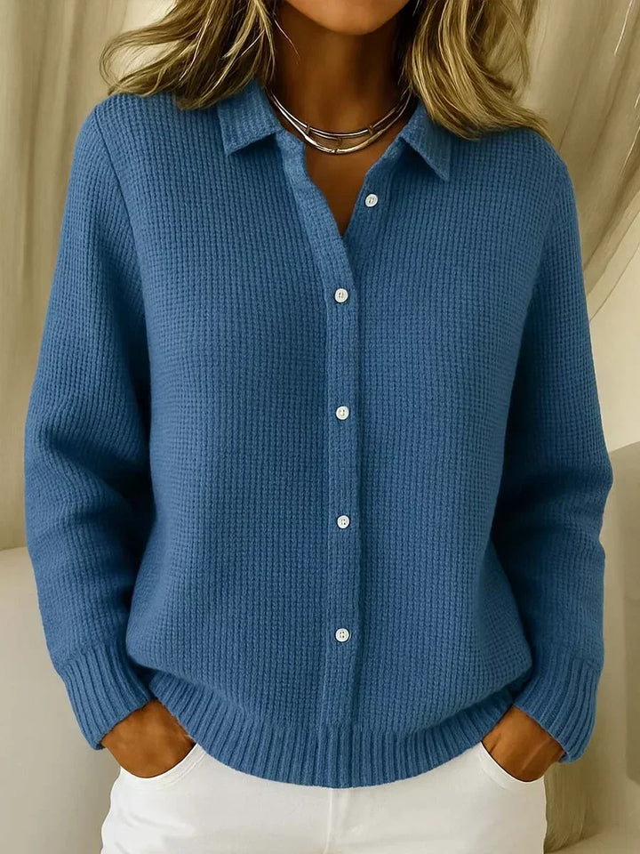 Katrina | Structured Sweater with Buttons