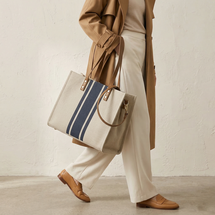 Riviera | Τσάντα Shopper με Ρίγες
