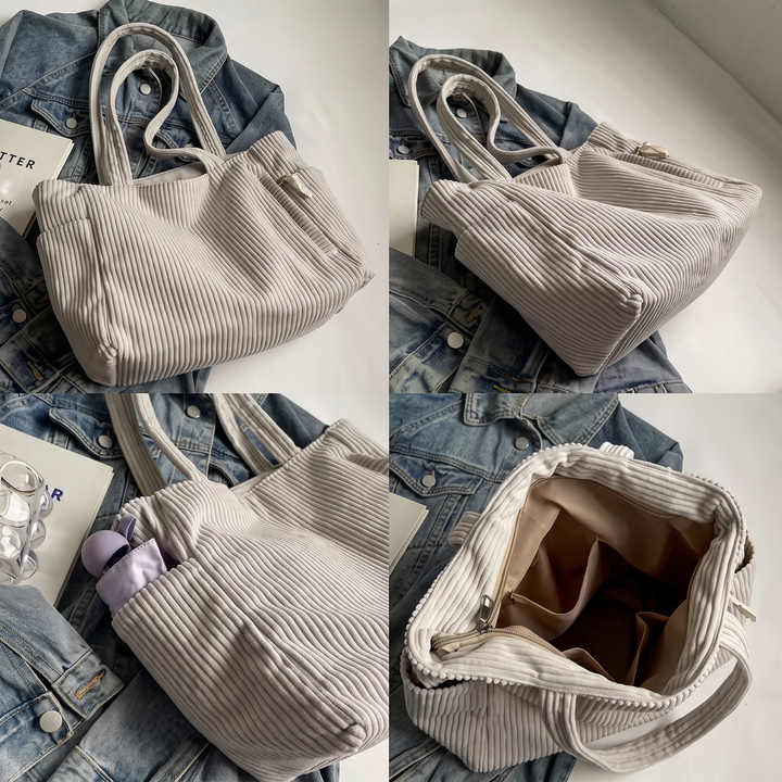 Mabel | Τσάντα Shopper με Υφή