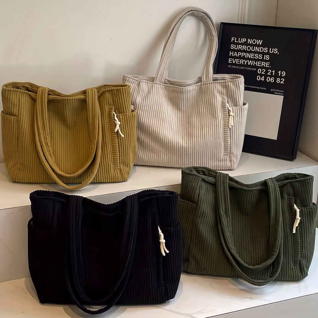Mabel | Τσάντα Shopper με Υφή