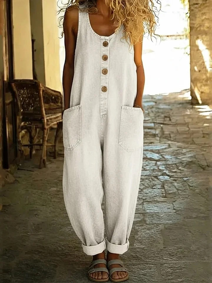 Graça - Vintage Ψηλόμεση Σαλοπέτα από Βαμβακερό Denim