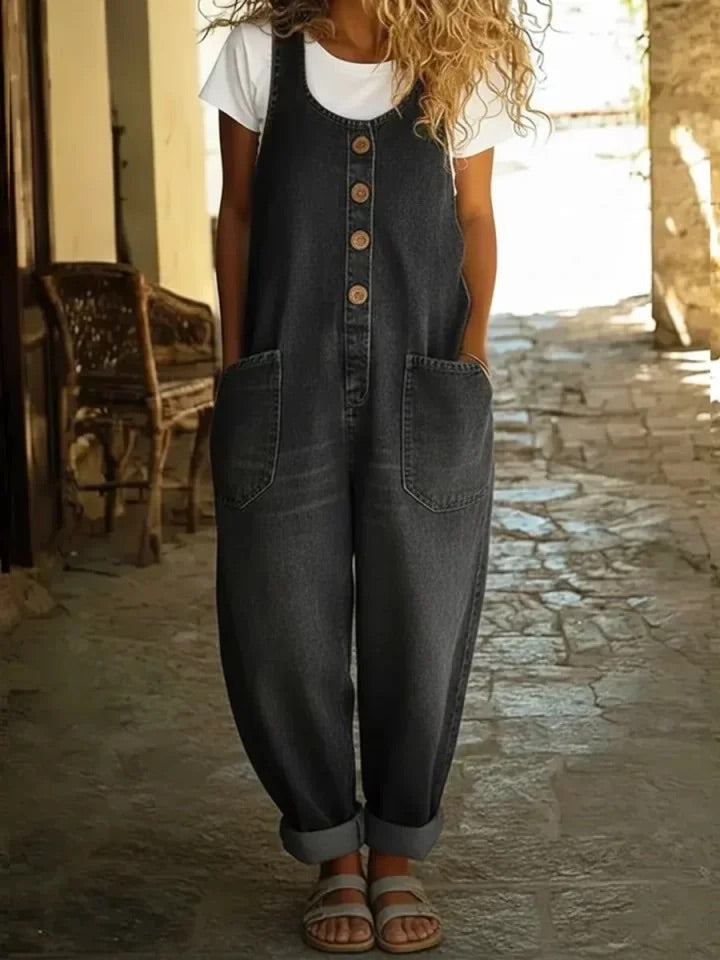 Graça - Vintage Ψηλόμεση Σαλοπέτα από Βαμβακερό Denim